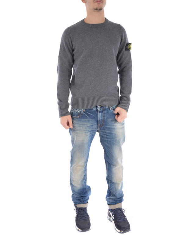 Pullover Mit Rundhalsausschnitt shop online: STONE ISLAND