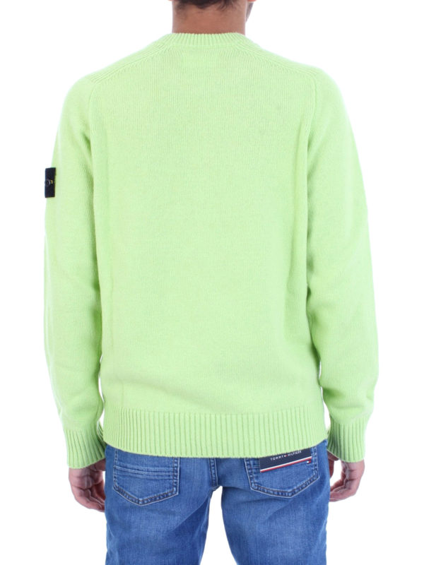 Rundhalspullover - Hellgrün shop online: STONE ISLAND