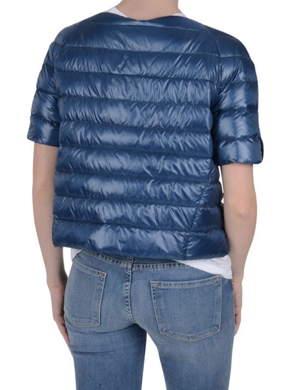 Cropped short sleeved padded jacket shop online: HERNO