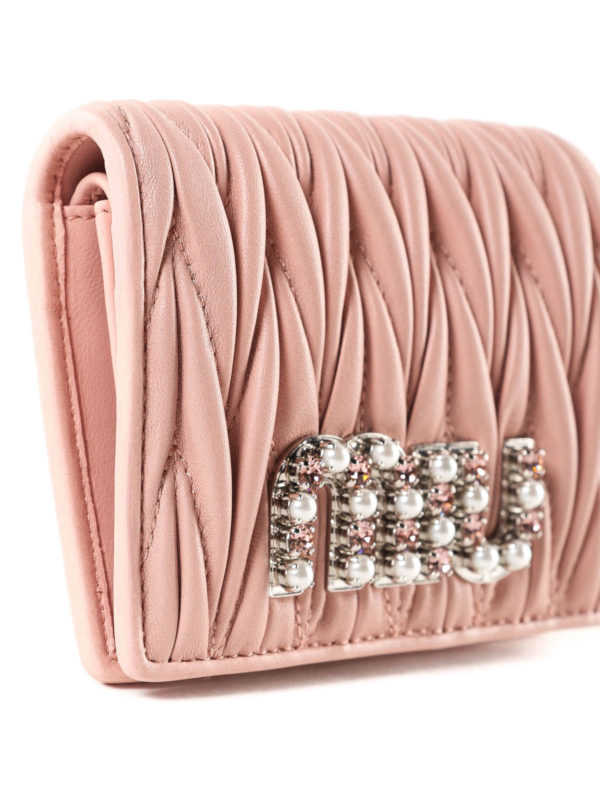 Portemonnaie - Rosa shop online: MIU MIU