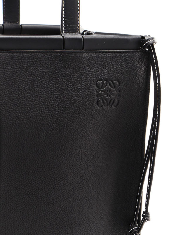 Cushion leather tote shop online: LOEWE