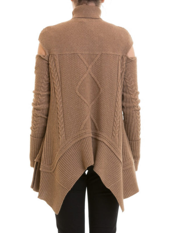 Rollkragenpullover - Beige shop online: ROBERTO CAVALLI