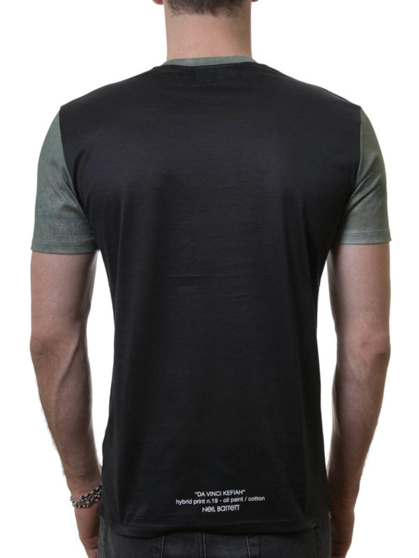 Da Vinci Kefiah print T-shirt shop online: NEIL BARRETT