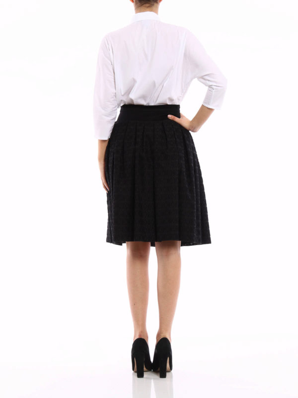 Damask pattern skirt shop online: FABIANA FILIPPI