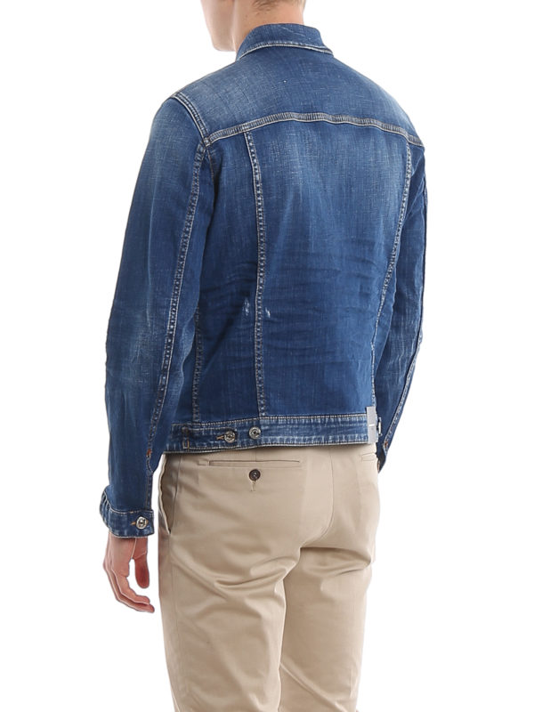 デニムジャケット - Dan Jean shop online: DSQUARED2