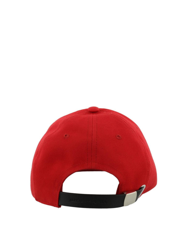 Dancing Skeleton baseball cap shop online: ALEXANDER MCQUEEN