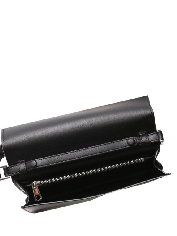 Debossed logo fold-over crossbody shop online: GIVENCHY