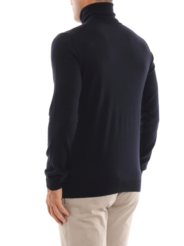 Rollkragenpullover - Dunkelblau shop online: ZANONE