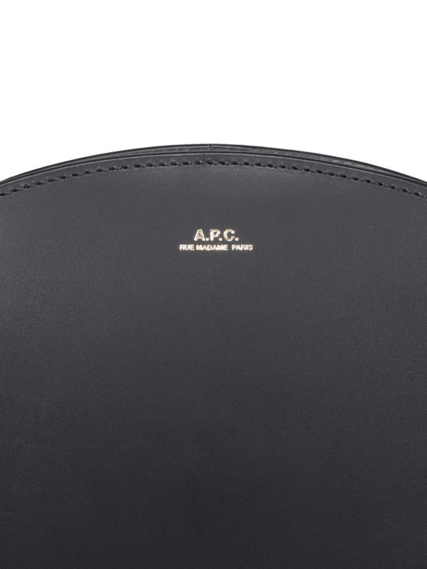 Demi-Lune leather bag shop online: A.P.C.