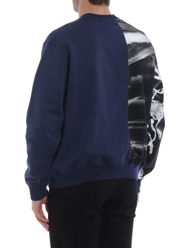 Demi painted Medusa sweatshirt shop online: VERSACE