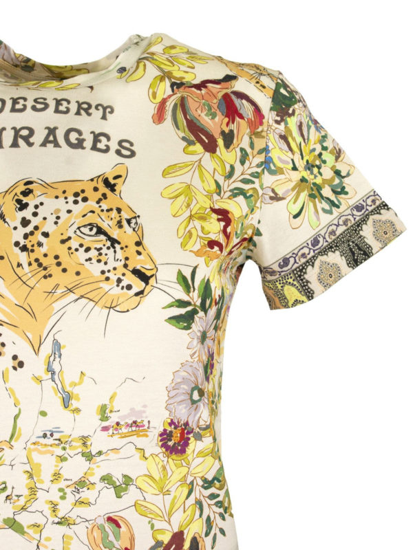 Desert Mirages printed T-shirt shop online: ETRO