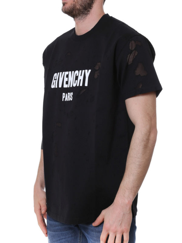 T-Shirt Noir Pour Homme shop online: GIVENCHY