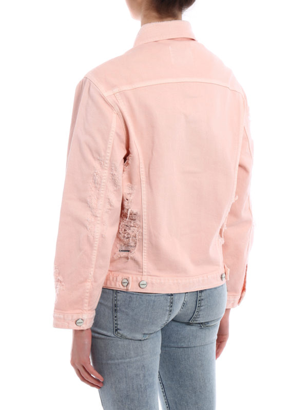デニムジャケット - ピンク shop online: DONDUP