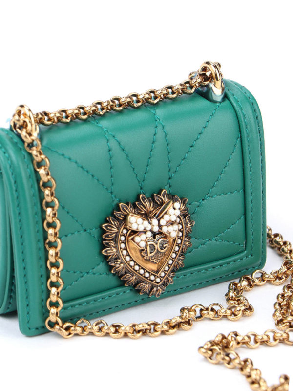 Devotion micro leather bag shop online: DOLCE & GABBANA