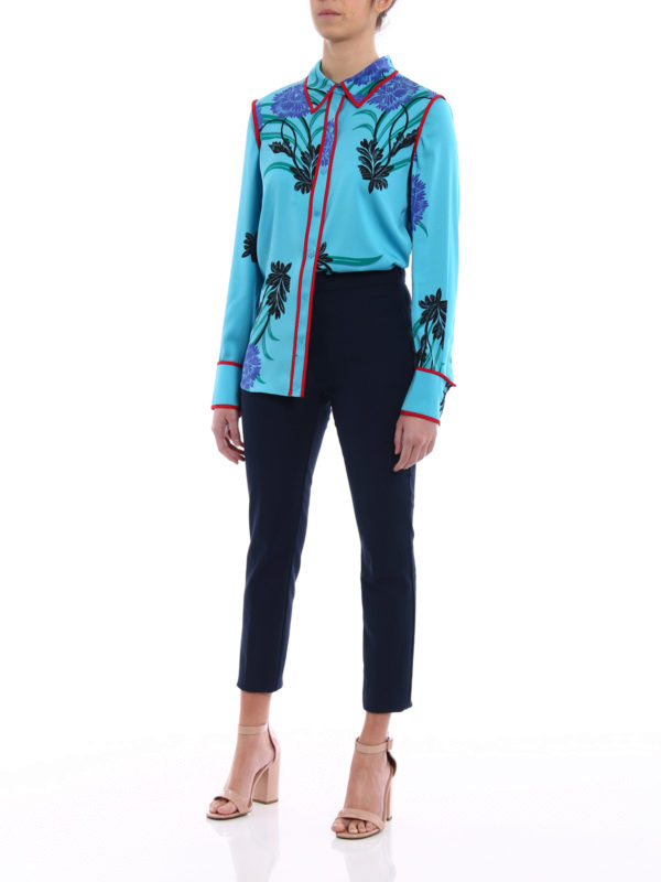 Diane von Furstenberg: Hemden online - Hemd - Hellblau