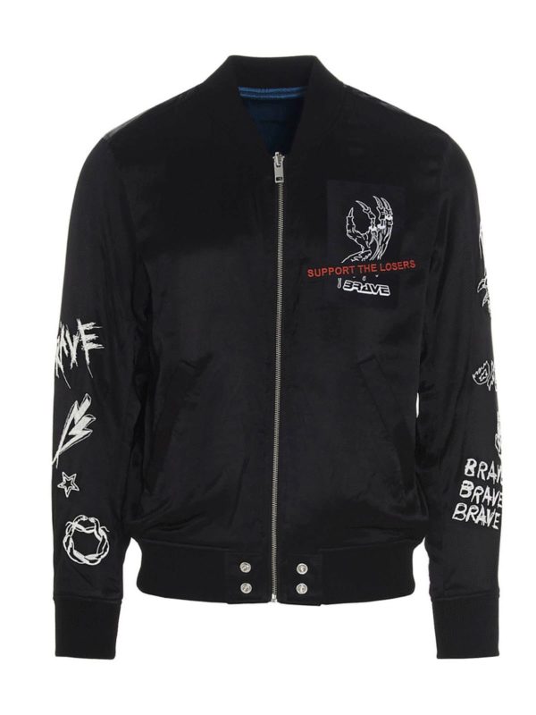 Diesel ボンバージャケット - J-Smoked|A015940EAWE9XX