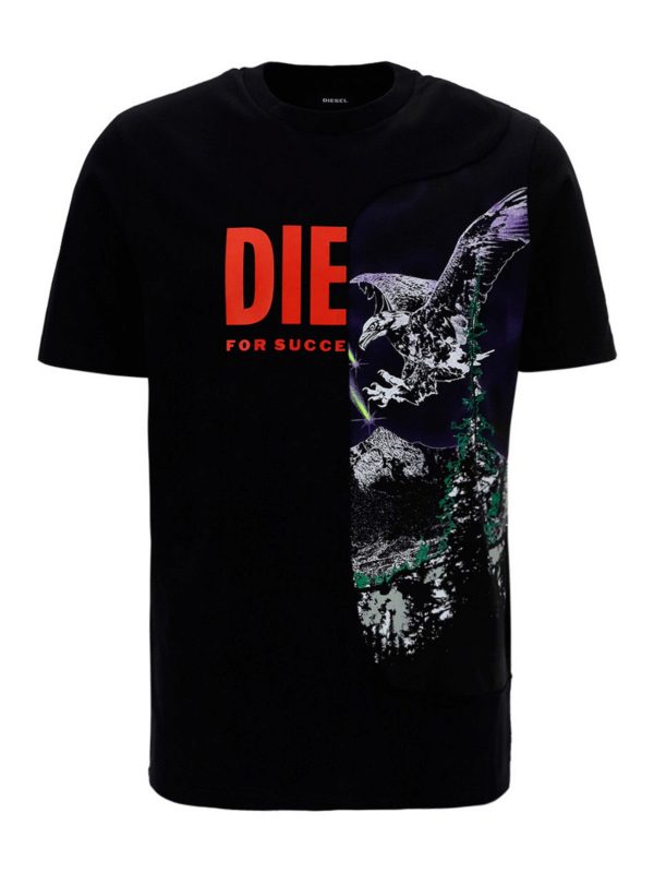 DIESEL: Camisetas - Camiseta - Estampado