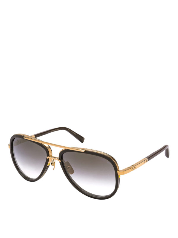DITA: sunglasses - Titanium round sunglasses
