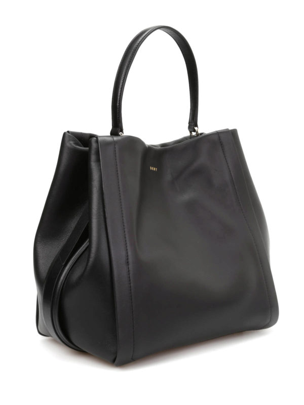 DKNY: Bucket bags online - Smooth leather bucket bag