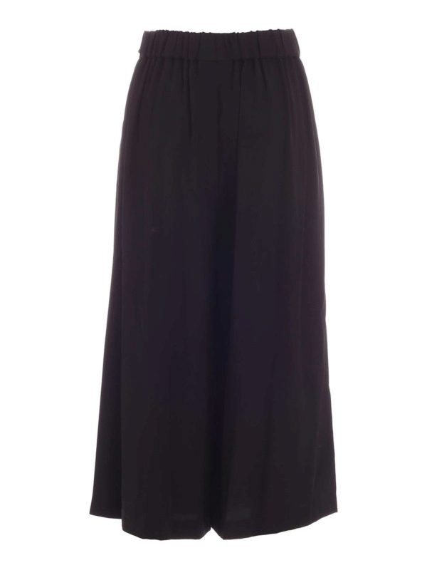 DKNY: casual trousers online - Palazzo pants in black