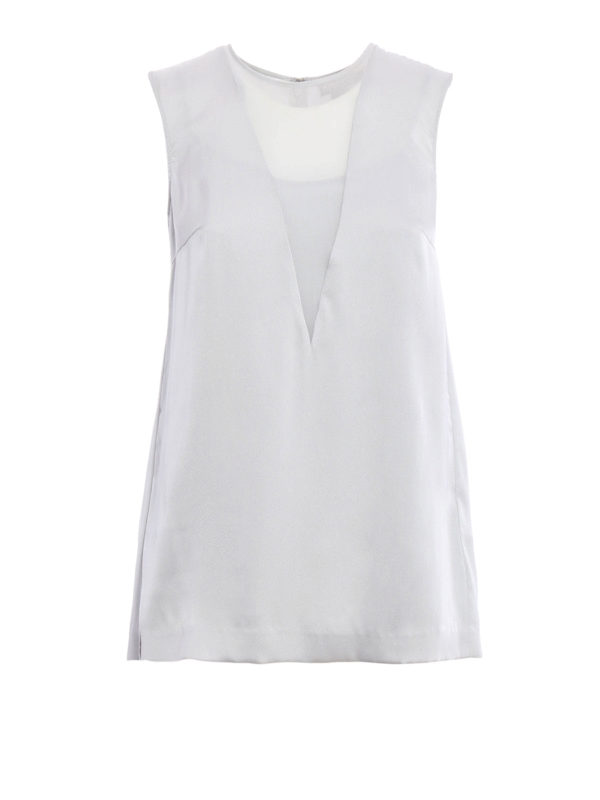 dkny silk top