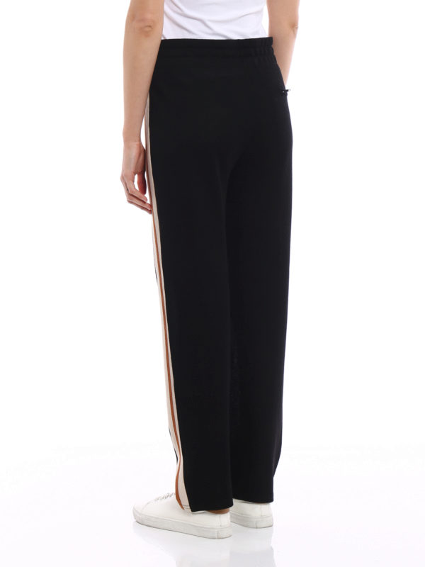 Dobbs black linen tracksuit bottoms shop online: Isabel Marant Etoile