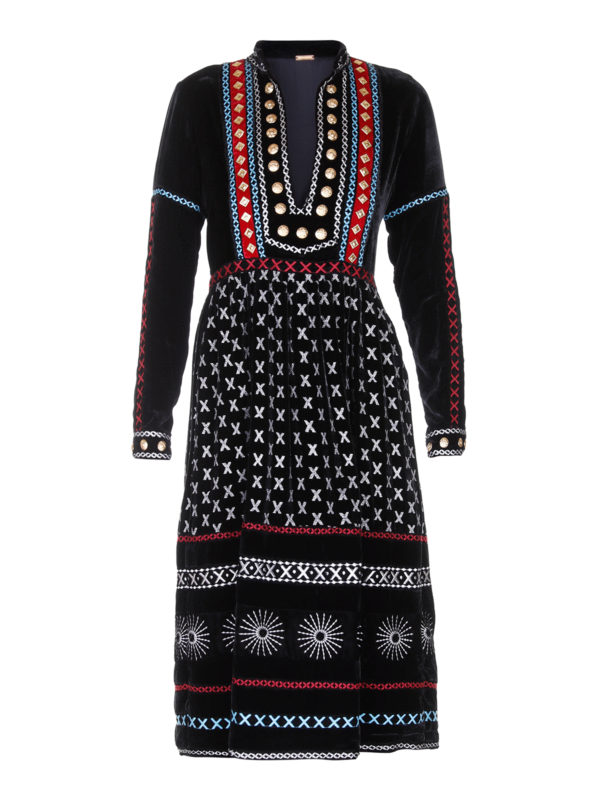 DODO BAR OR: Vestidos media pierna - Vestido Midi - Negro