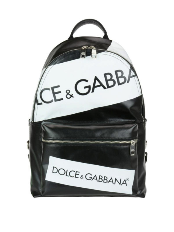 DOLCE & GABBANA: backpacks - Vulcano logo backpack