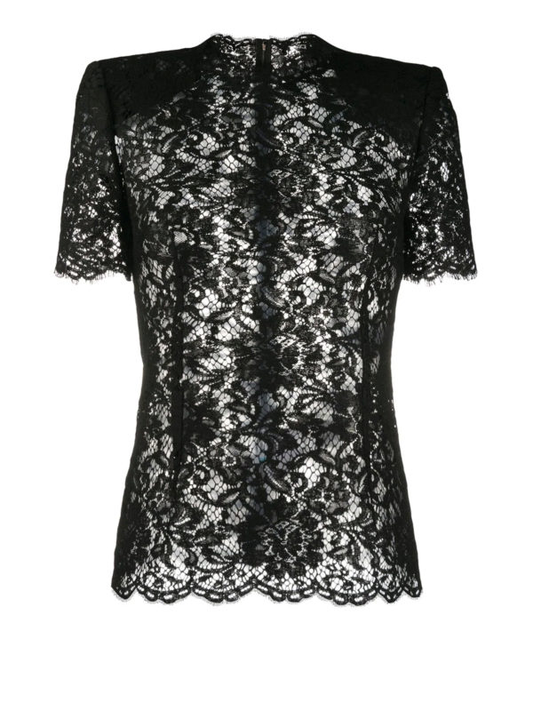DOLCE & GABBANA: Blusen - Bluse - Schwarz