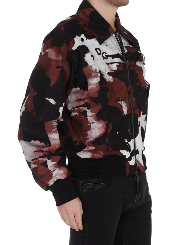 DOLCE & GABBANA buy online Camouflage bomber jacket