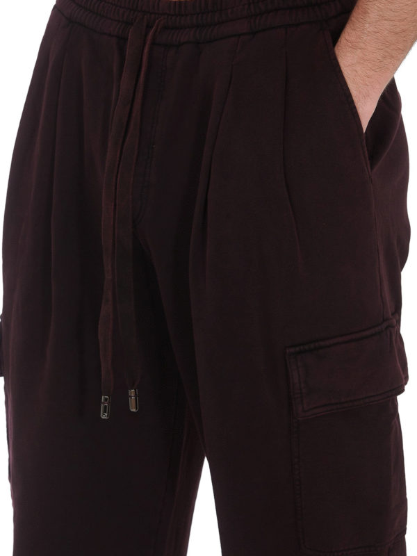 DOLCE & GABBANA buy online トラックスーツ ボトムス - ボルドー