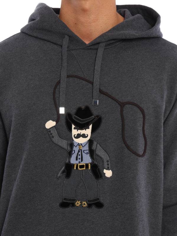 DOLCE & GABBANA buy online Cowboy patch hoodie
