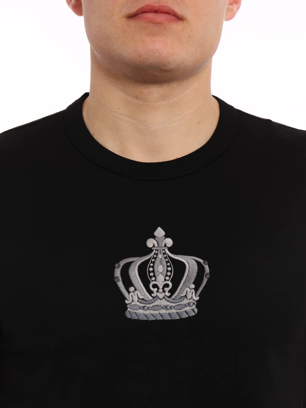 DOLCE & GABBANA buy online Crown pattern T-shirt