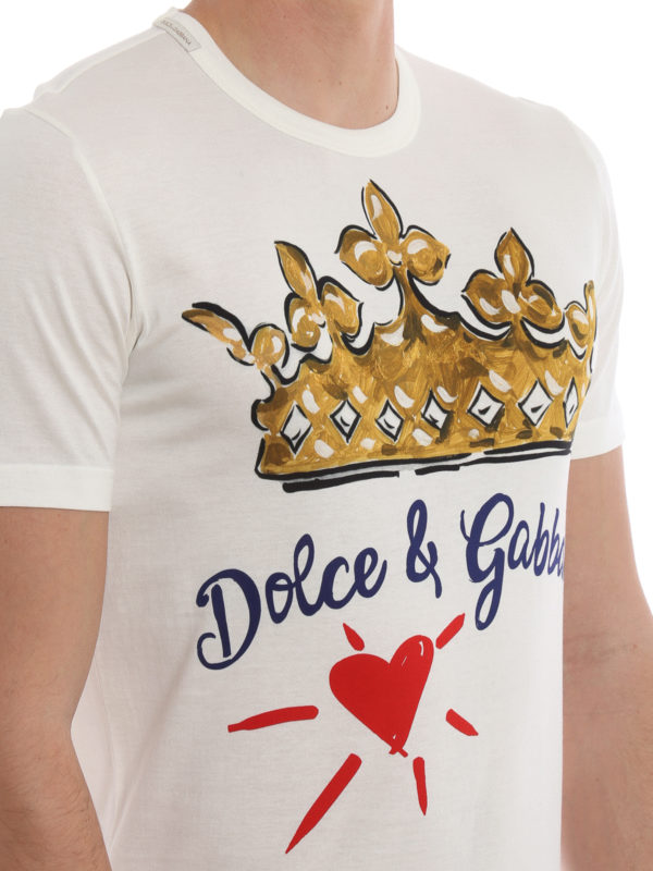 DOLCE & GABBANA buy online Dolce & Gabbana crown print Tee