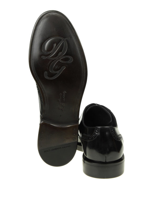 DOLCE & GABBANA buy online Stringate Derby in pelle dettagli brogue