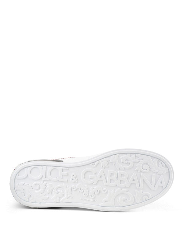 DOLCE & GABBANA buy online Portofino white nappa sneakers