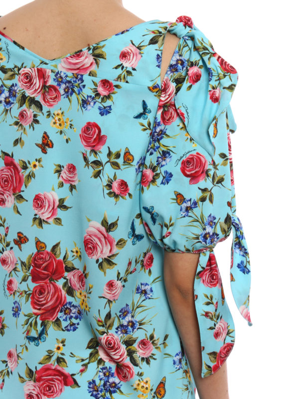 DOLCE & GABBANA buy online Bluse - Hellblau