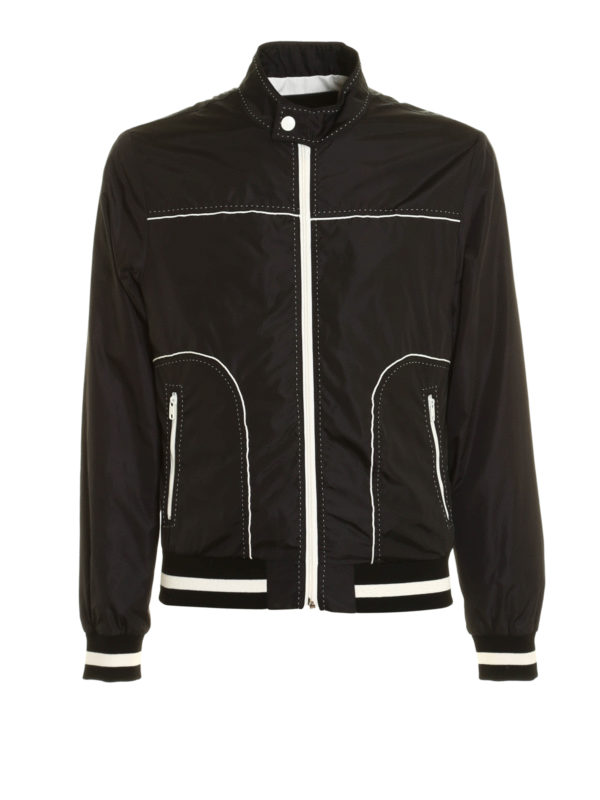 DOLCE & GABBANA: casual jackets - Bomber-inspired nylon jacket