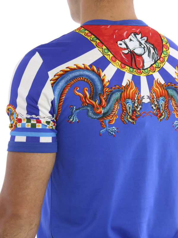 iKRIX DOLCE & GABBANA: Chinese dragons print T-shirt