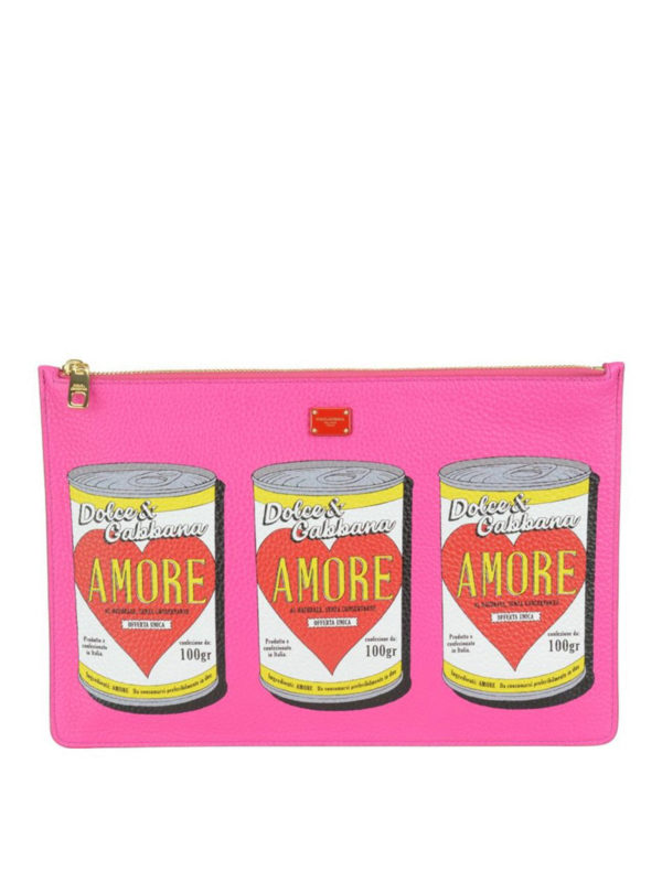 DOLCE & GABBANA: Clutches - Clutch - Fuchsia