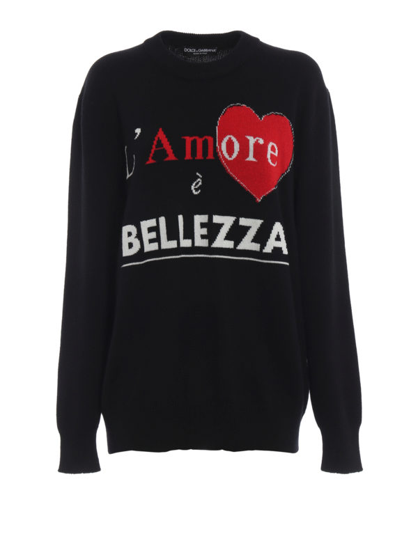 DOLCE & GABBANA: maglia collo rotondo - Pull in cashmere L