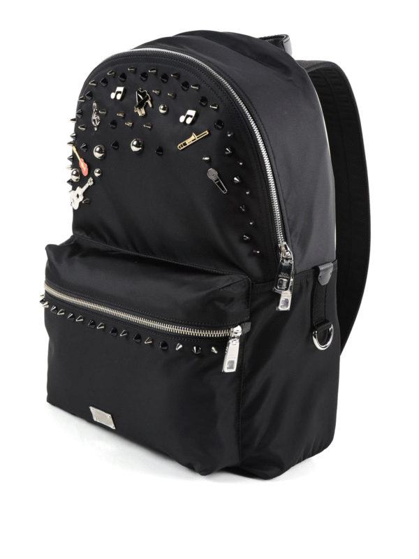 DOLCE & GABBANA: backpacks online - Vulcano nylon backpack