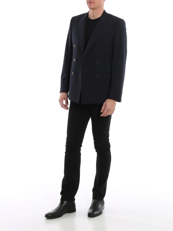DOLCE & GABBANA: blazers online - Virgin wool double-breasted blazer