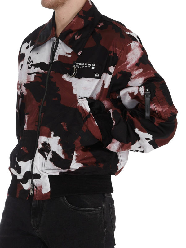 DOLCE & GABBANA: bombers online - Camouflage bomber jacket