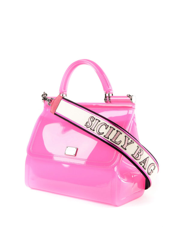 Dolce & Gabbana Large Sicily Handbag in Pink