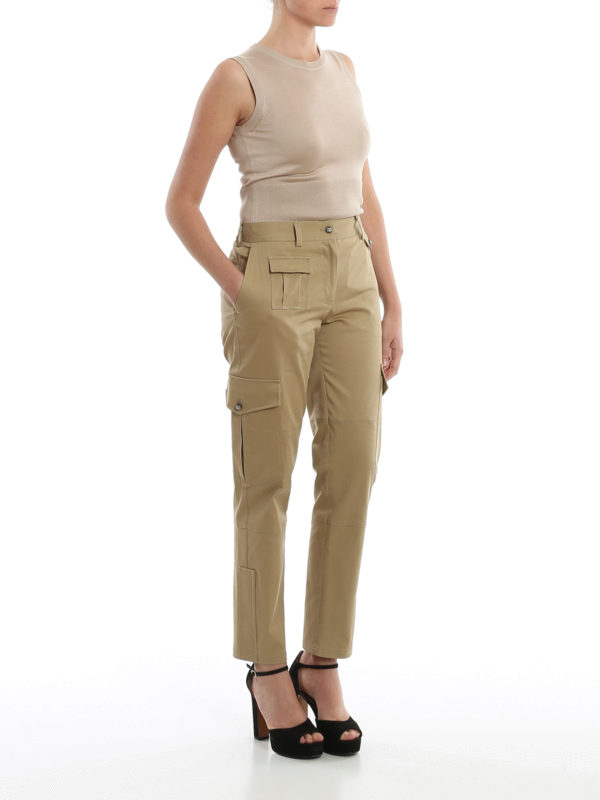 DOLCE & GABBANA: casual trousers online - Cotton cargo trousers