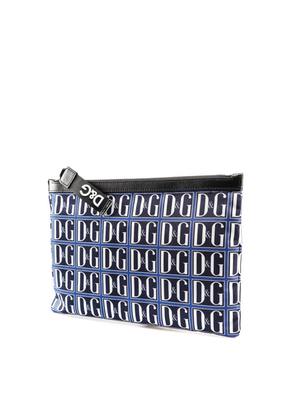 DOLCE & GABBANA: clutches online - D&G tile pattern pouch