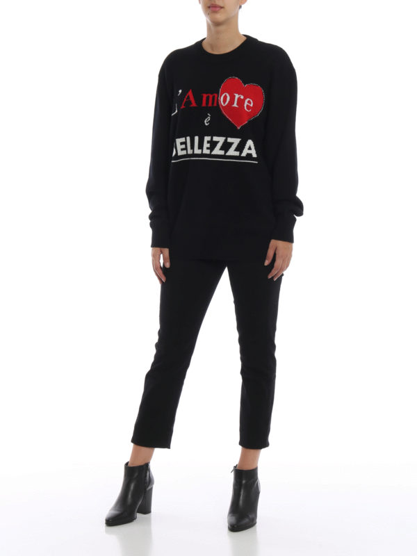 DOLCE & GABBANA: maglia collo rotondo online - Pull in cashmere L