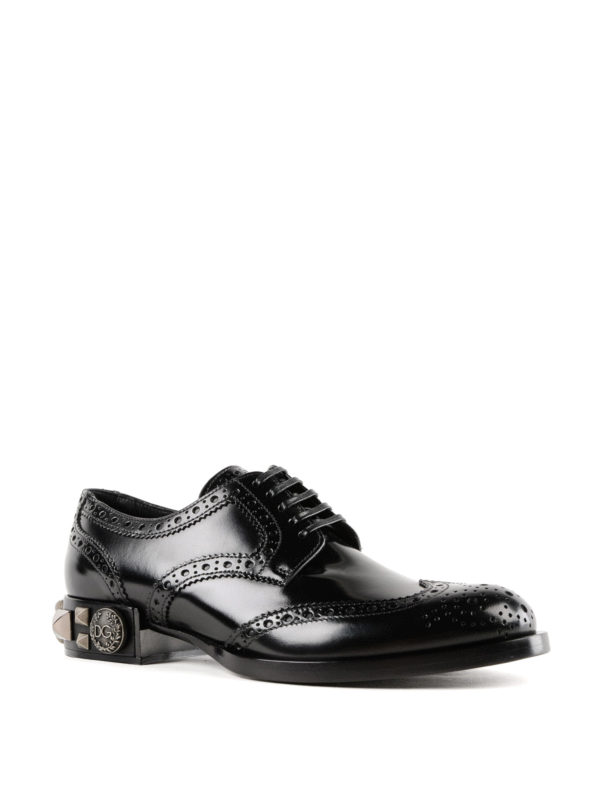 DOLCE & GABBANA: lace-ups shoes online - Studden heel brogue shoes
