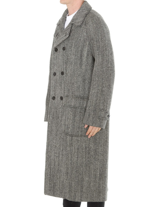 DOLCE & GABBANA: Abrigos largos online - Abrigo Largo - Gris